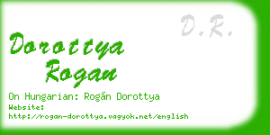dorottya rogan business card